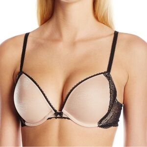 B’Tempt’d Black Nude Lace Provocative Underwire Bra